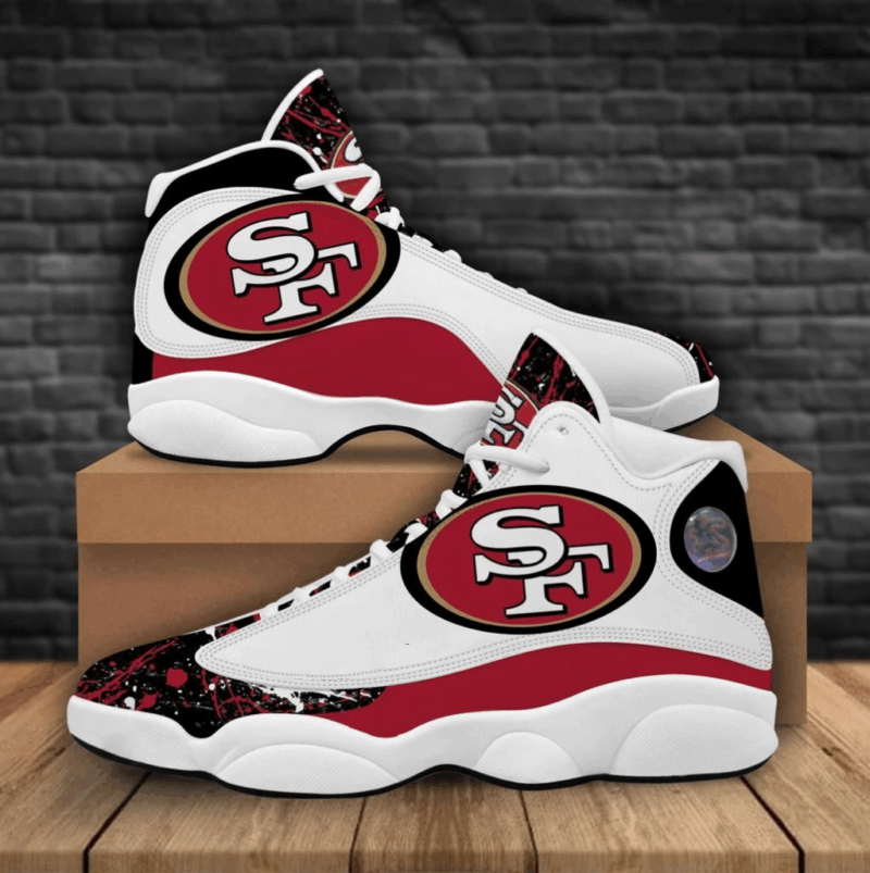 NFL San Francisco 49ers Air Jordan 13 Shoes - Custom JD13 Sneakers