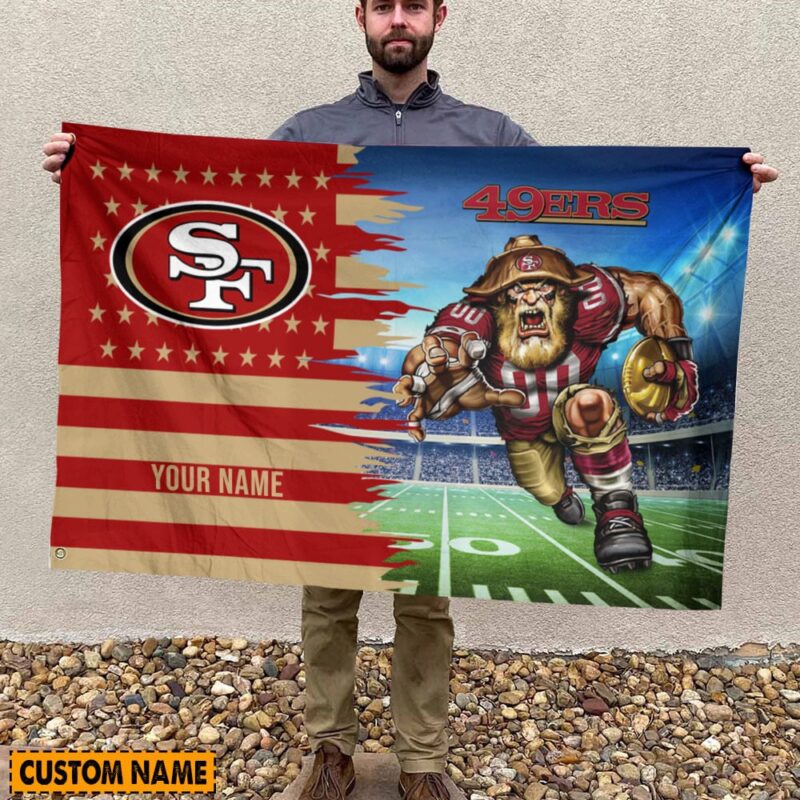 Sportswearmerch San Francisco 49ers New Pesonalized House Flag For Fan - Sportswearmerch