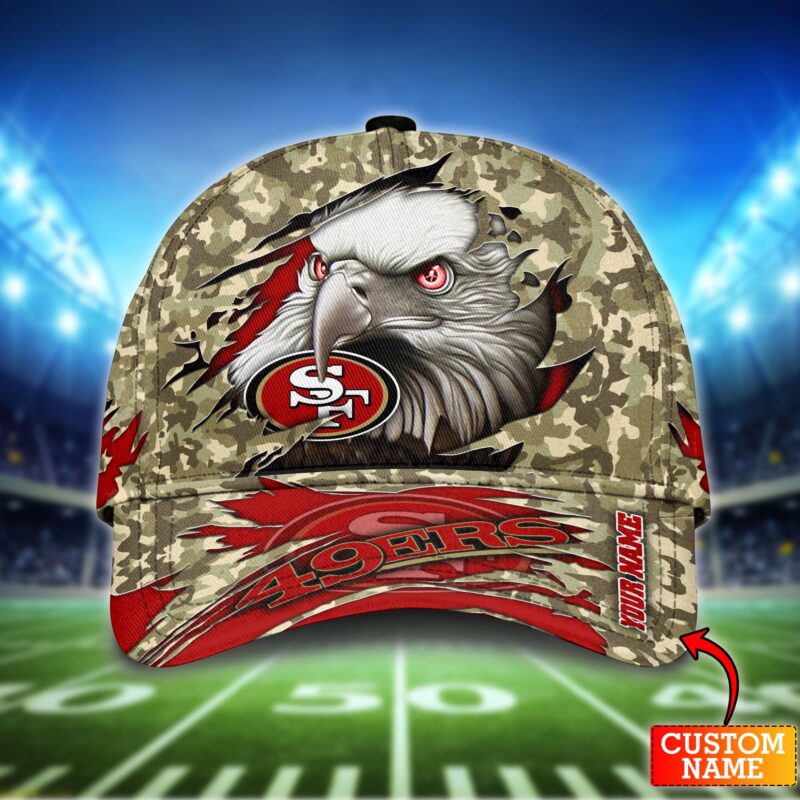 Sportswearmerch San Francisco 49ers Personalized 3D Cap For NFL Teams - Sportswearmerch