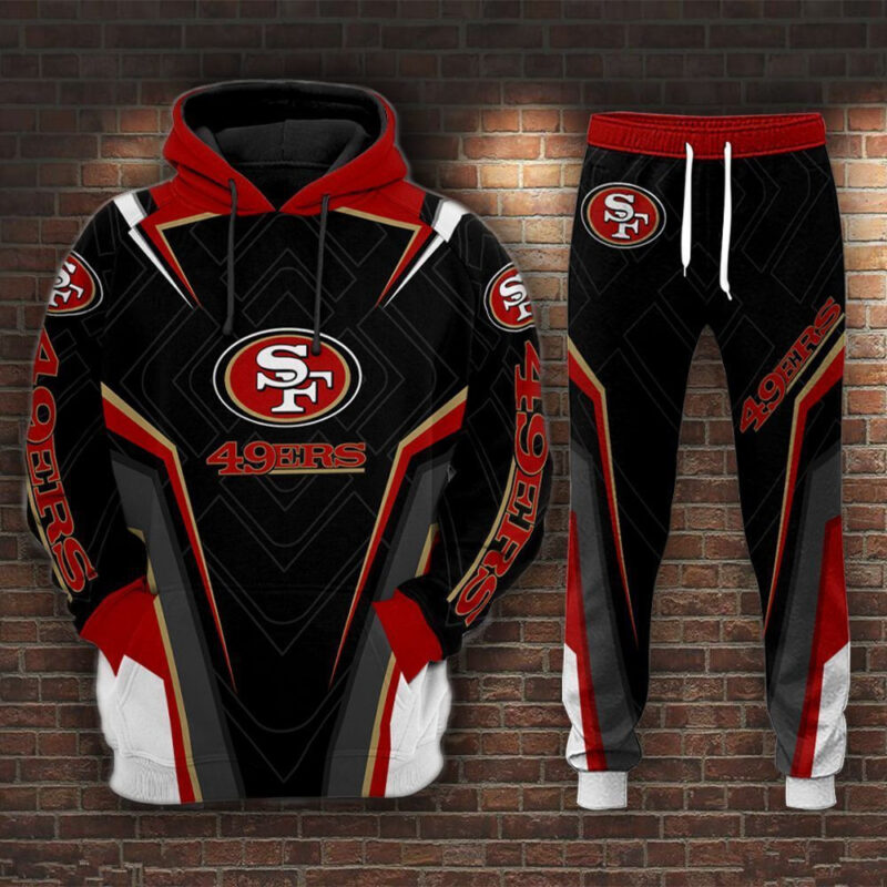 Sportswearmerch San Francisco 49ers NFL Joggers/ Hoodie For Fan - Sportswearmerch