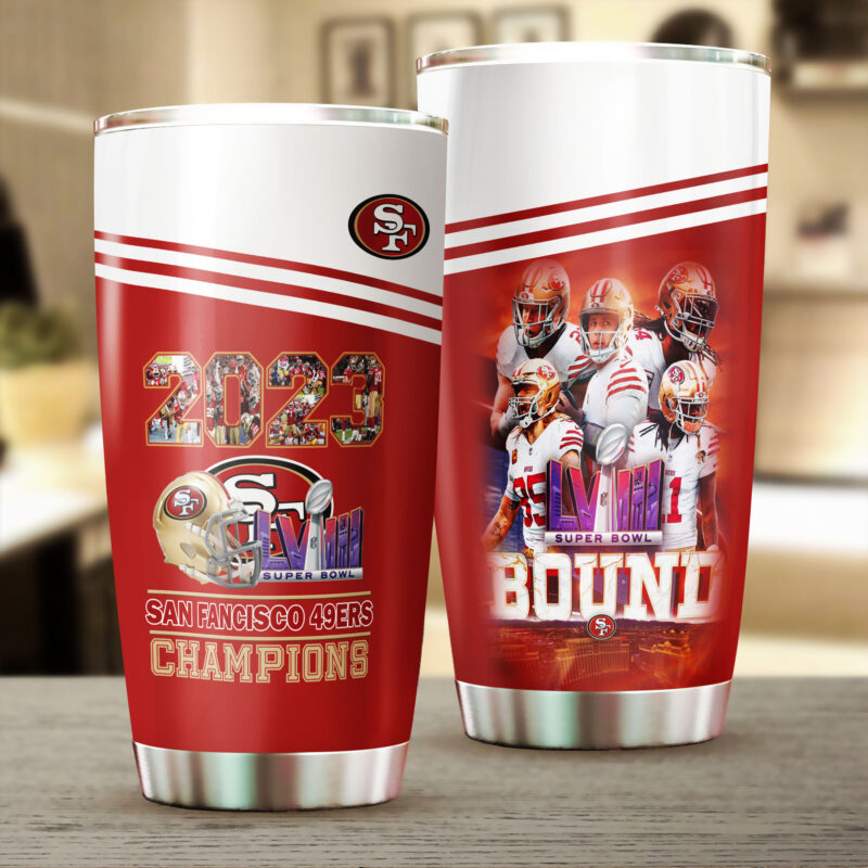 SF 49Ers Superbowl Champions Tumbler Gifts For Fans - Sportswearmerch