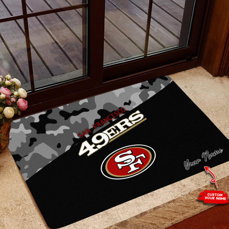 Sportswearmerch San Francisco 49ers NFL Personalized Doormat For Fan - Sportswearmerch