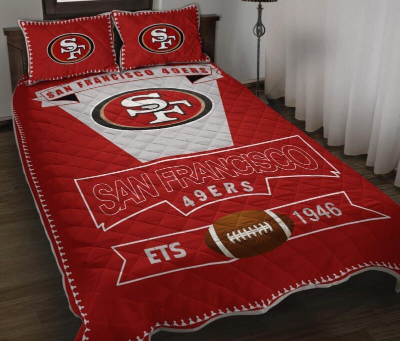 Sportswearmerch San Francisco 49ers NFL Quilt Set For Fan - Sportswearmerch
