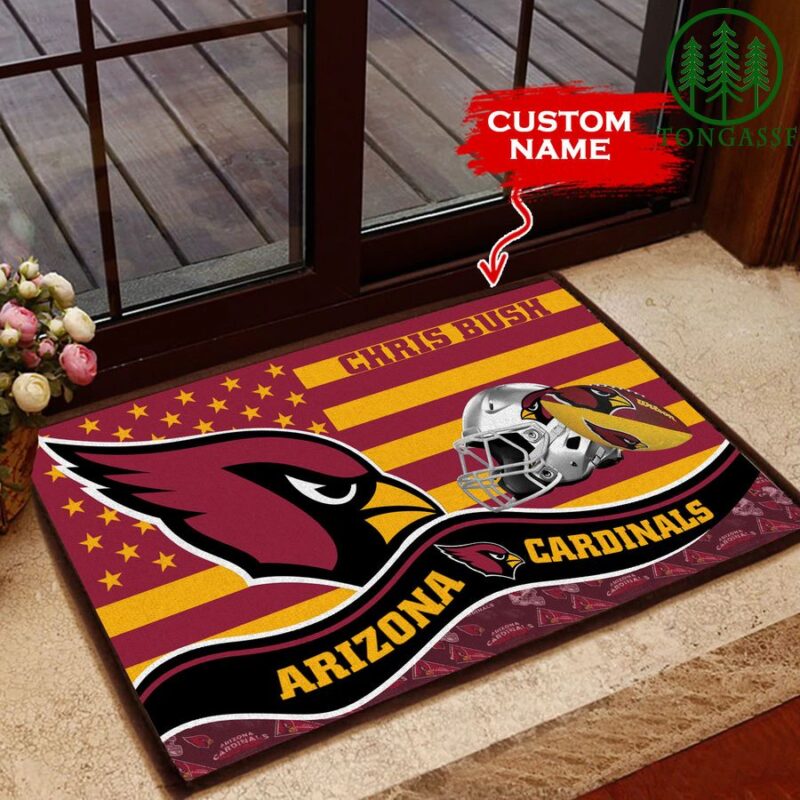 Sportswearmerch Arizona Cardinals NFL Personalized Doormat For Fans - Sportswearmerch
