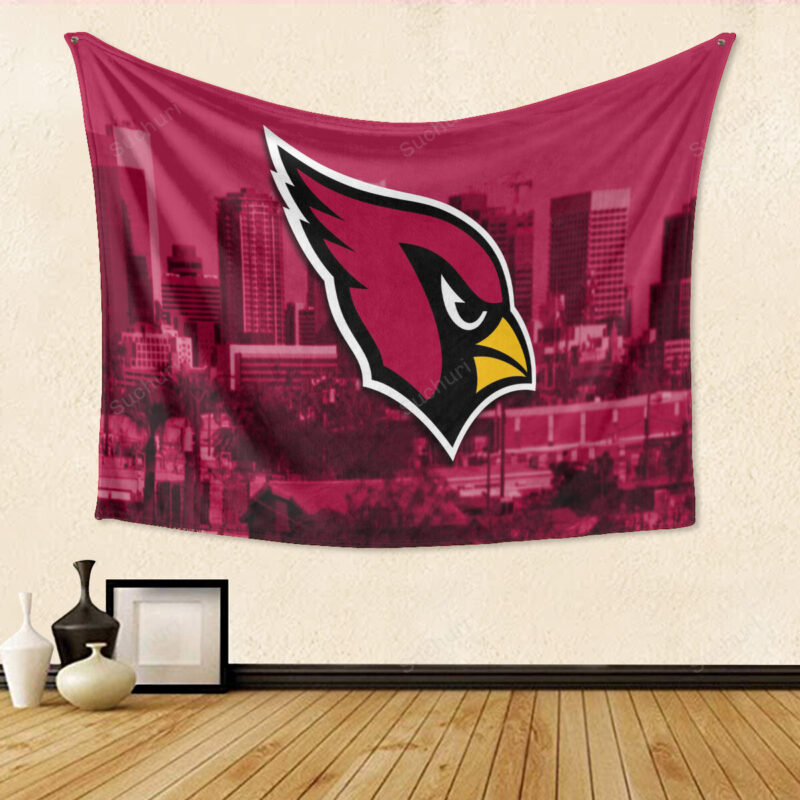Arizona Cardinals Logo v7 Gift For Fan 3D Full Printing Tapestry