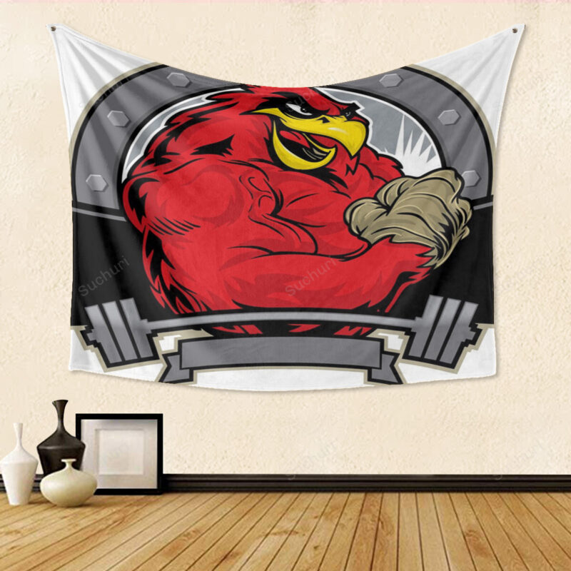 Arizona Cardinals Iron Cardinals Strong Gift For Fan 3D Full Printing Tapestry