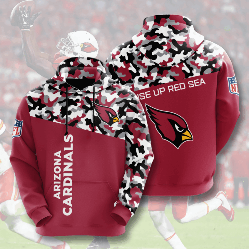 Arizona Cardinals 3D Hoodie For Big Fans