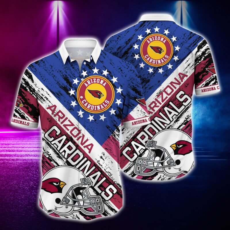 Arizona Cardinals All-American Stars Hawaiian Shirt - TeeAloha