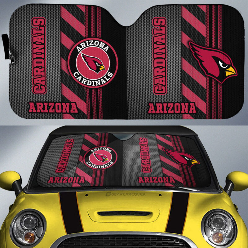 Arizona Cardinals Car Sunshade Custom Car Accessories