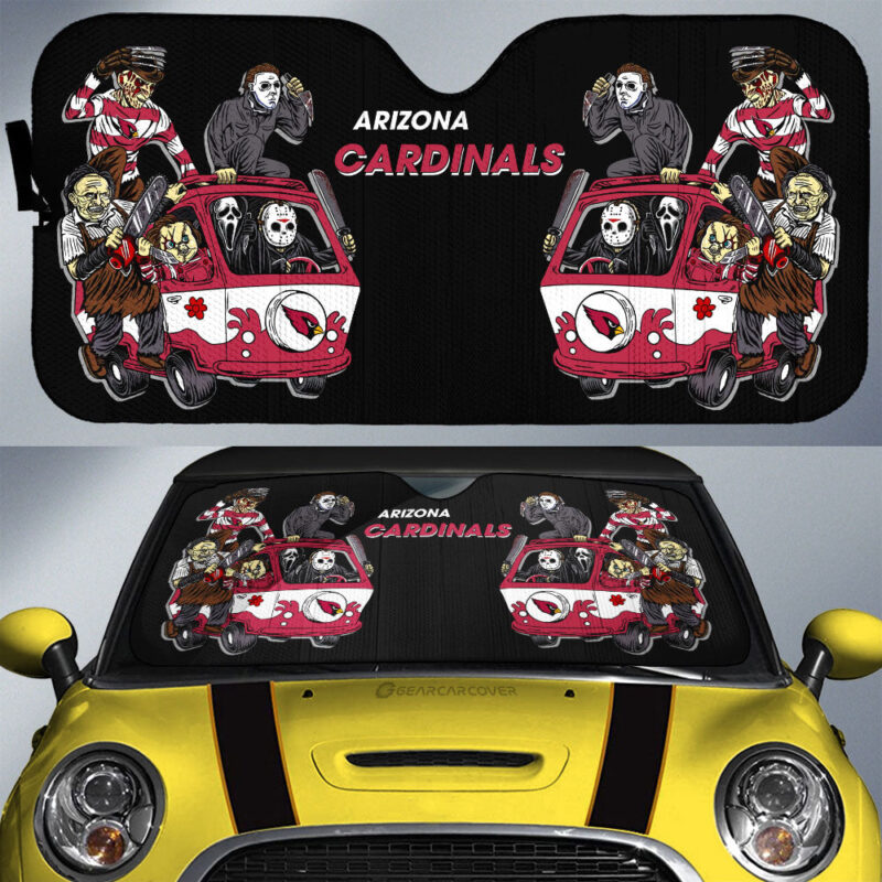 Arizona Cardinals Car Sunshade Custom Car Accessories
