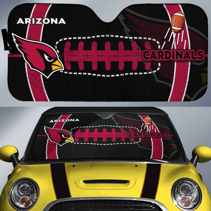 Arizona Cardinals Car Sunshade Custom Car Accessories