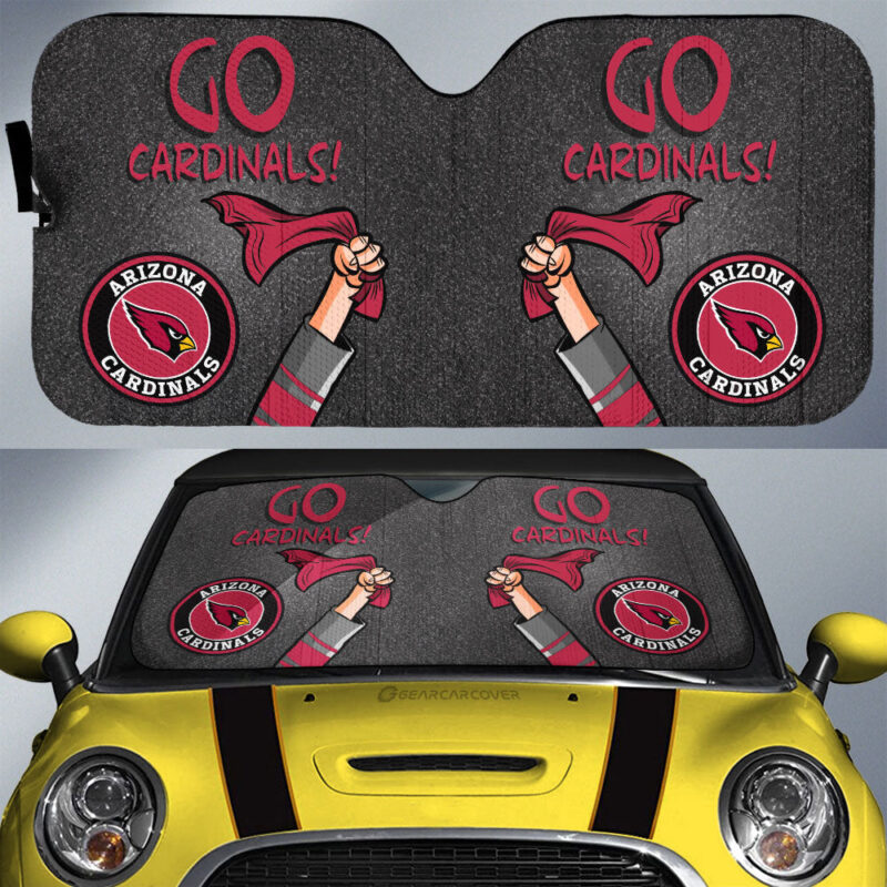 Arizona Cardinals Car Sunshade Custom Car Accessories