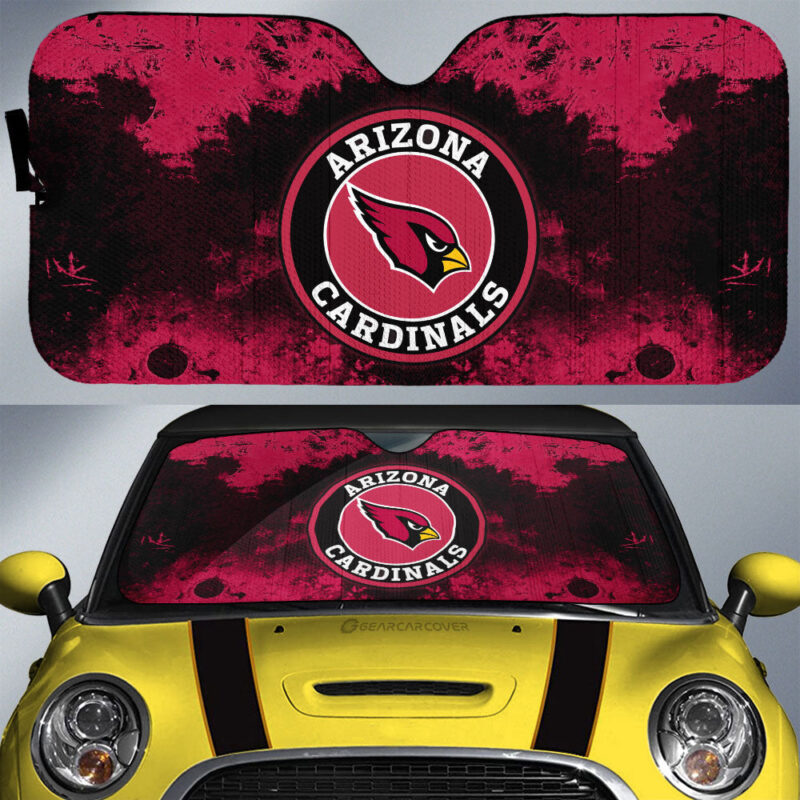 Arizona Cardinals Car Sunshade Custom Car Accessories