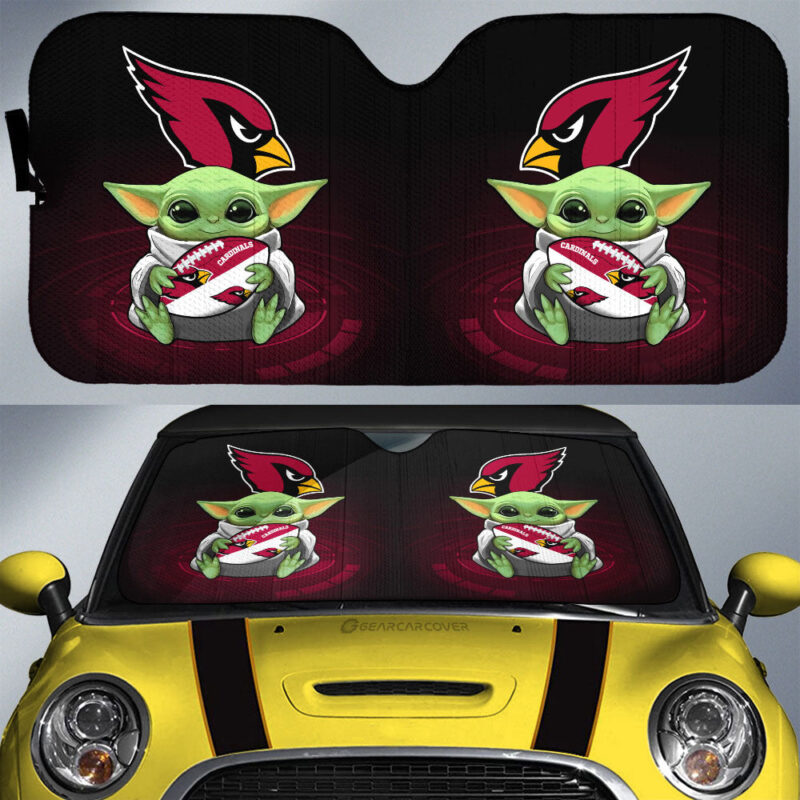 Arizona Cardinals Car Sunshade Custom Car Accessories For Fan
