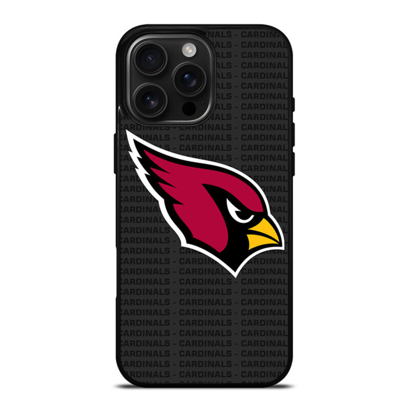 ARIZONA CARDINALS FOOTBALL TEXT iPhone 16 Pro Max Case Cover