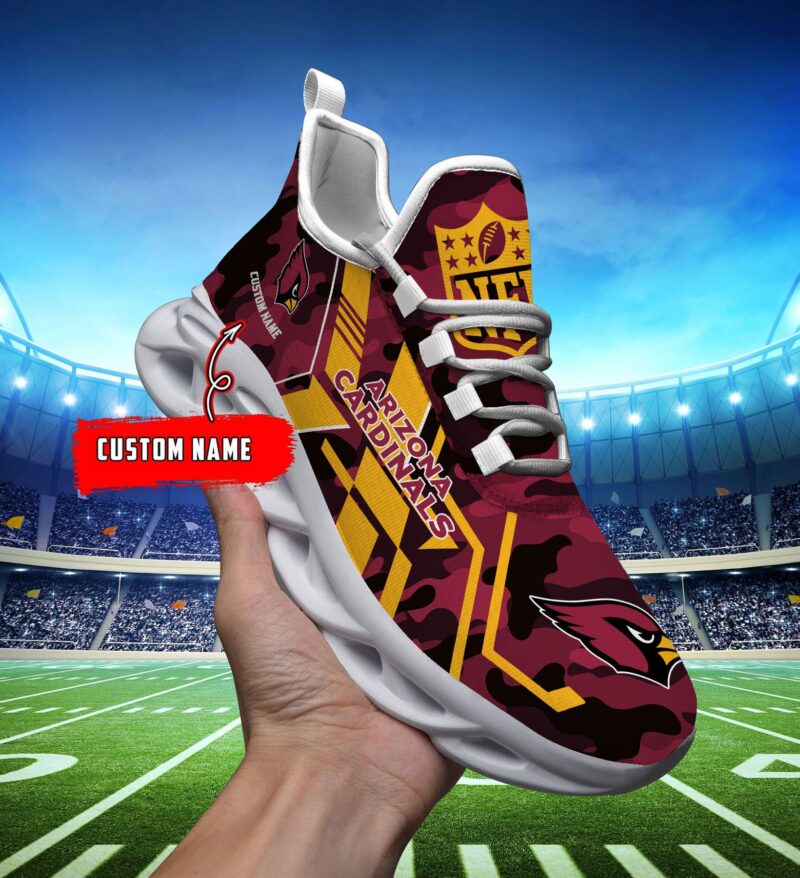 Arizona Cardinals NFL Clunky Max Soul Shoes Personalized