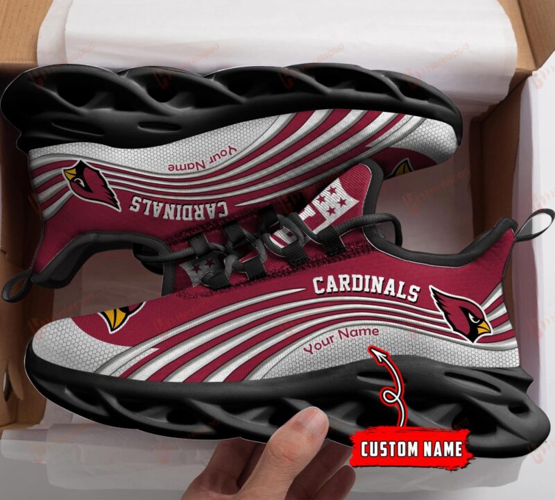 Arizona Cardinals NFL Personalized Max Soul Shoes