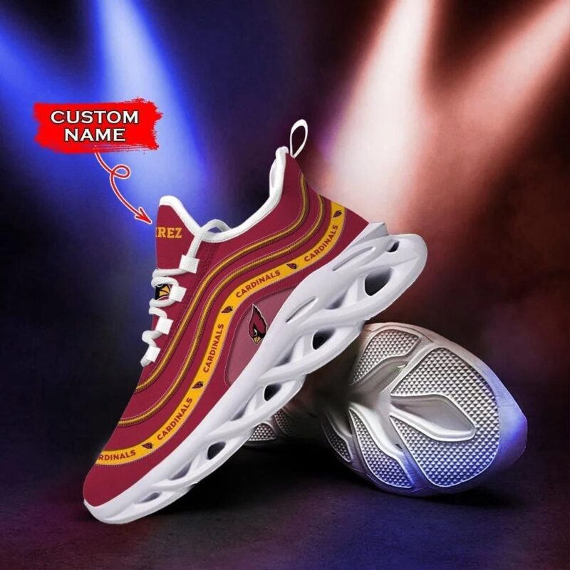 Arizona Cardinals NFL Personalized Max Soul Shoes