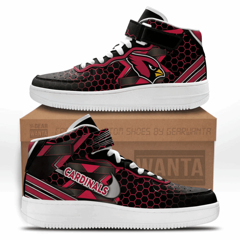 Arizona Cardinals NFL White High Air Force 1 Shoes Fansatic.com OCT222203