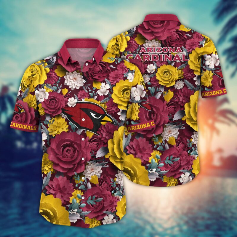 Arizona Cardinals Rose Garden Hawaiian Shirt - TeeAloha