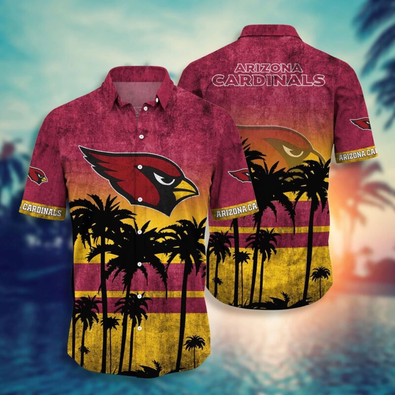 Arizona Cardinals Tropical Sunset Hawaiian Shirt - TeeAloha