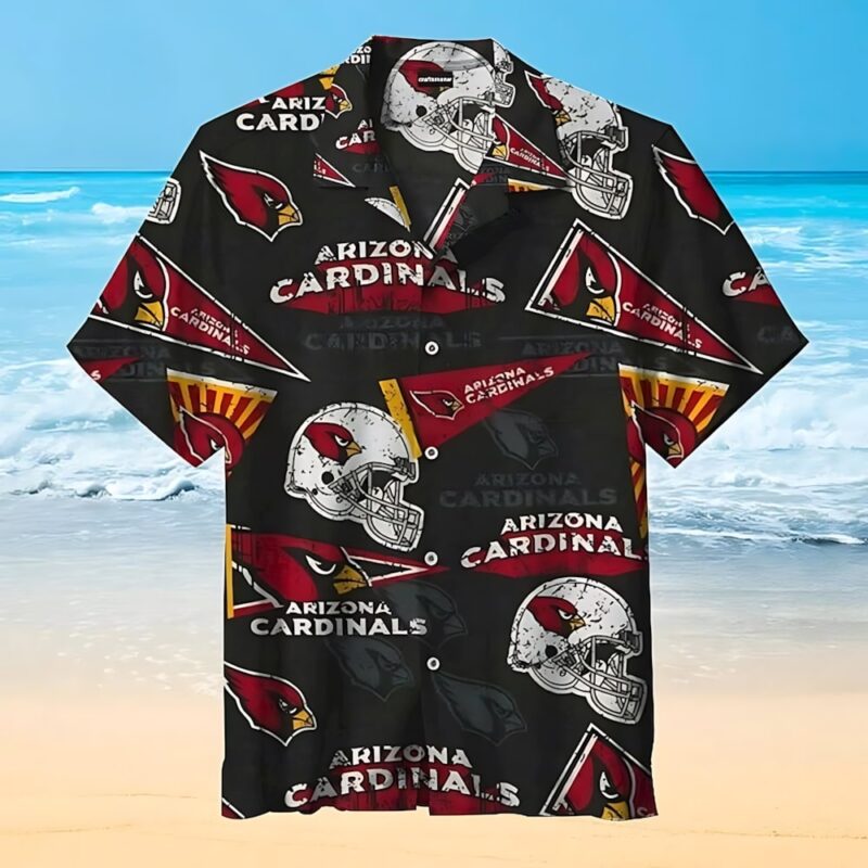 Arizona Cardinals Vintage Banner Hawaiian Shirt - TeeAloha