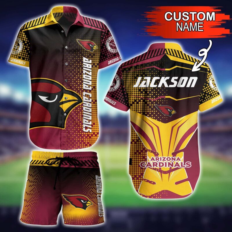 Personalized Arizona Cardinals Dynamic Gradient Hawaiian Shirt - TeeAloha