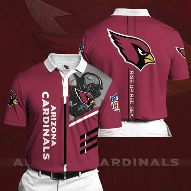 Personalized Arizona Cardinals No11 Polo Shirt, 3D All Over Print Model 8543