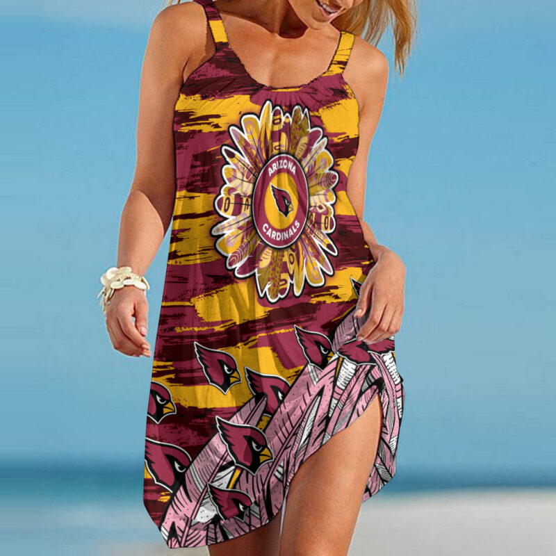 Sportswearmerch Arizona Cardinals NFL Beach Dress For Fans - Sportswearmerch