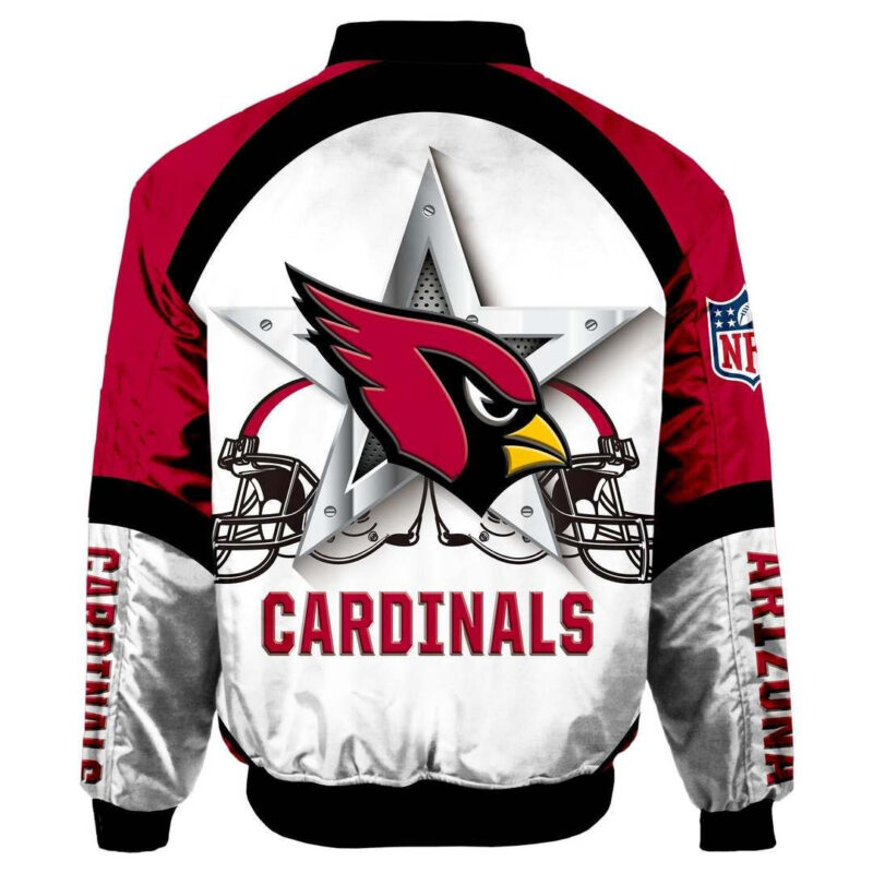 Sportswearmerch Arizona Cardinals NFL Bomber Jacket For Fans - Sportswearmerch