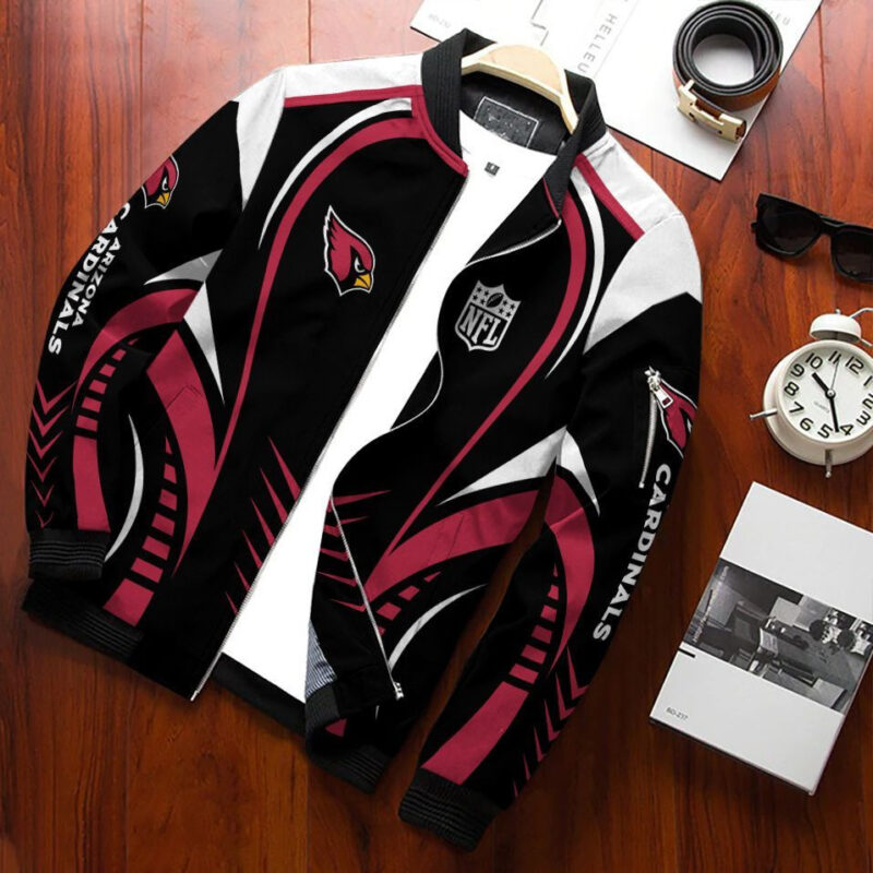 Sportswearmerch Arizona Cardinals NFL Bomber Jacket For Fans - Sportswearmerch