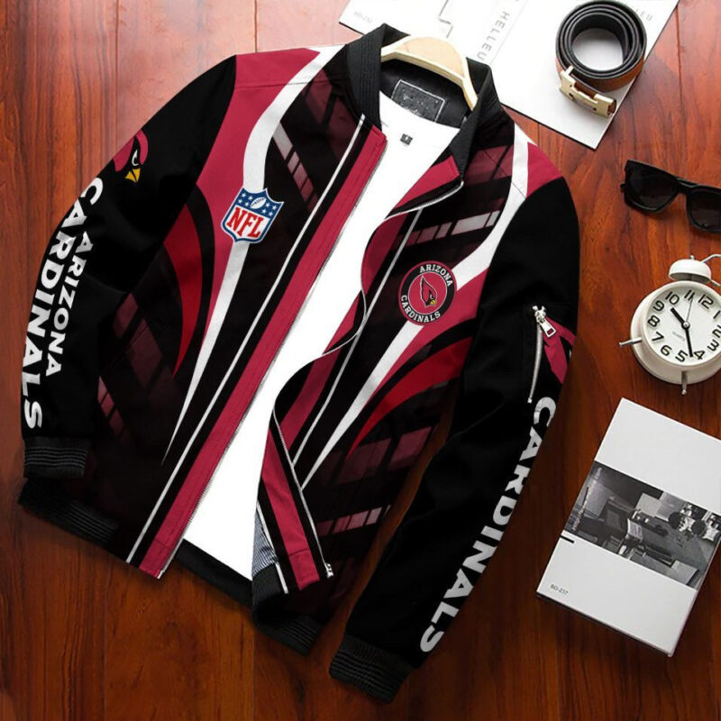 Sportswearmerch Arizona Cardinals NFL Bomber Jacket For Fans - Sportswearmerch