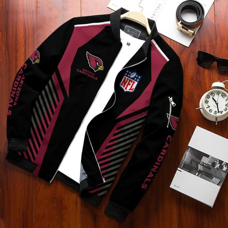 Sportswearmerch Arizona Cardinals NFL Bomber Jacket For Fans - Sportswearmerch