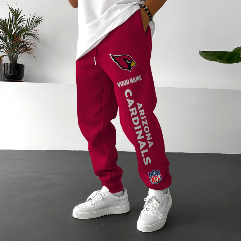 Sportswearmerch Arizona Cardinals NFL Custom Name New Long Pants Gifts For Fans - Sportswearmerch