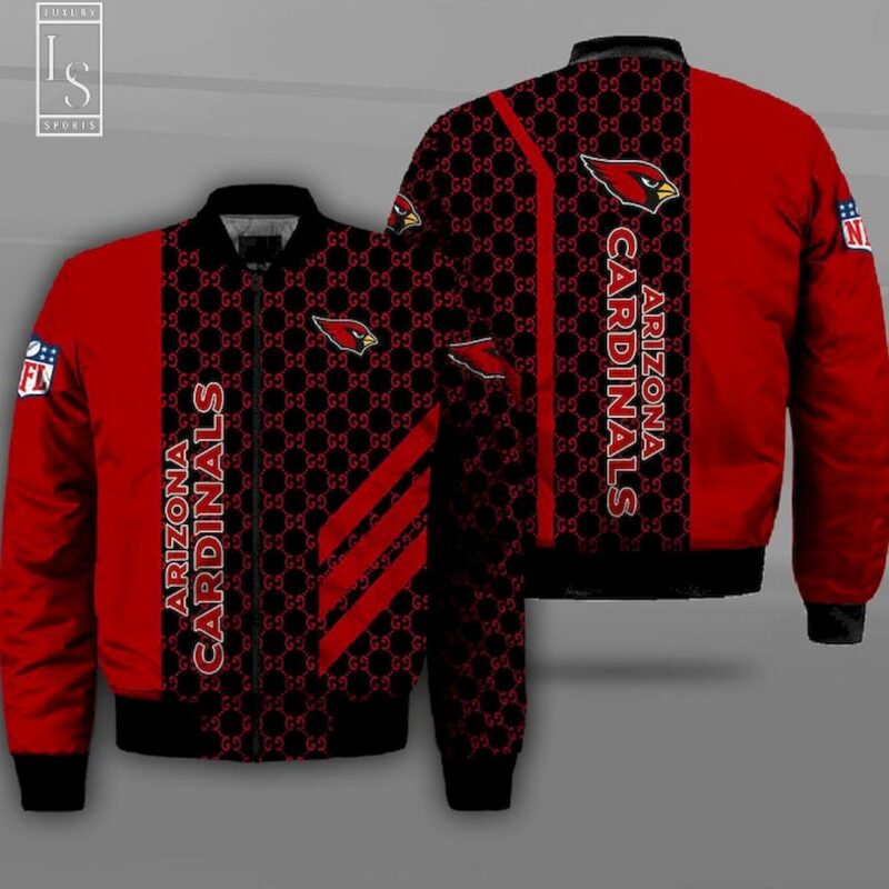 Sportswearmerch Arizona Cardinals NFL Gucci Bomber Jacket - Sportswearmerch