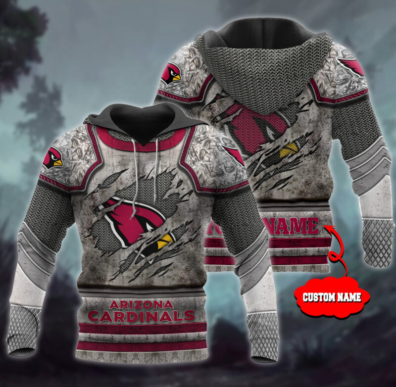 Sportswearmerch Arizona Cardinals NFL Personalized All Over Printed T-shirt Sweatshirt Hoodie For Fans - Sportswearmerch