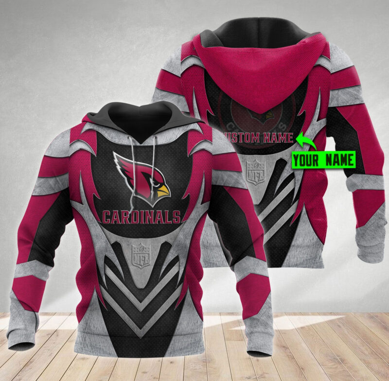 Sportswearmerch Arizona Cardinals NFL Personalized All Over Printed T-shirt Sweatshirt Hoodie For Fans - Sportswearmerch