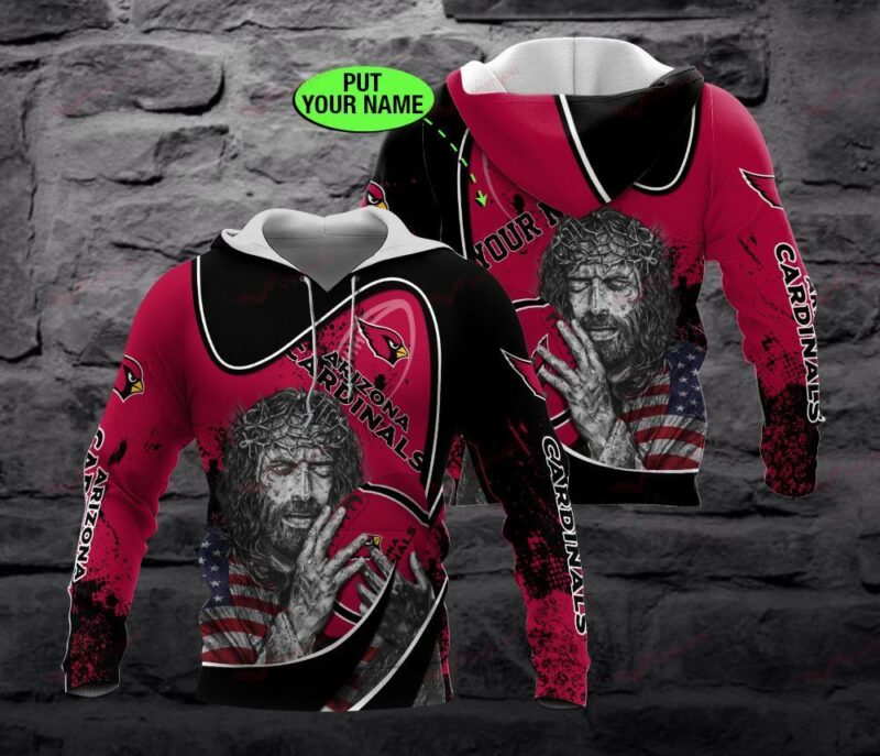 Sportswearmerch Arizona Cardinals NFL Personalized All Over Printed T-shirt Sweatshirt Hoodie For Fans - Sportswearmerch