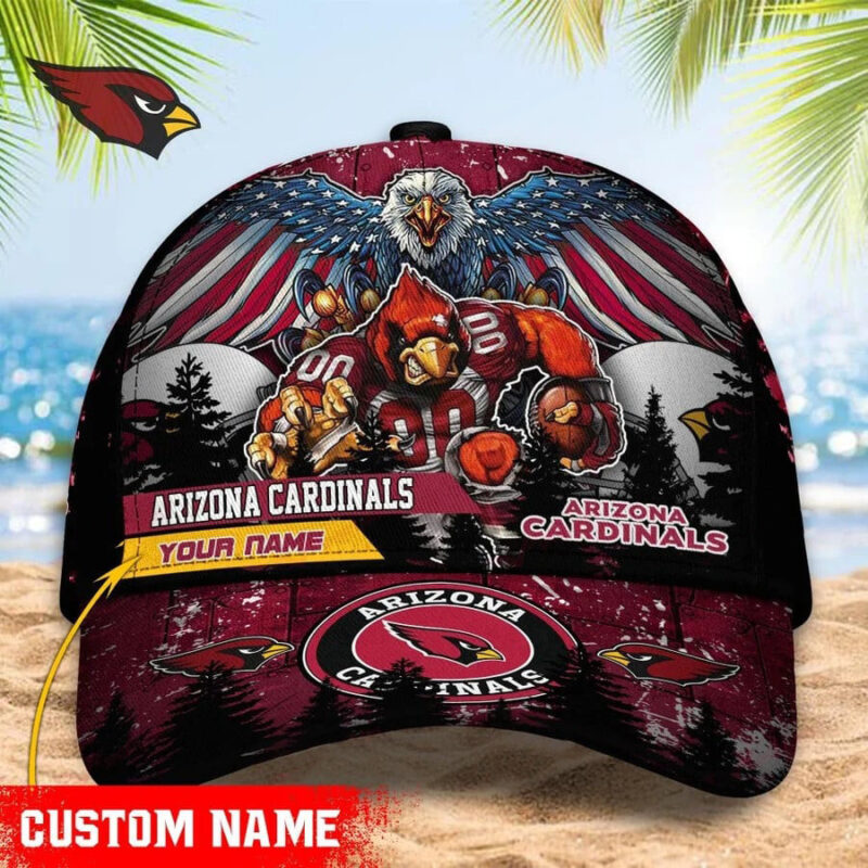 Sportswearmerch Arizona Cardinals NFL Personalized Classic Cap For Fans - Sportswearmerch
