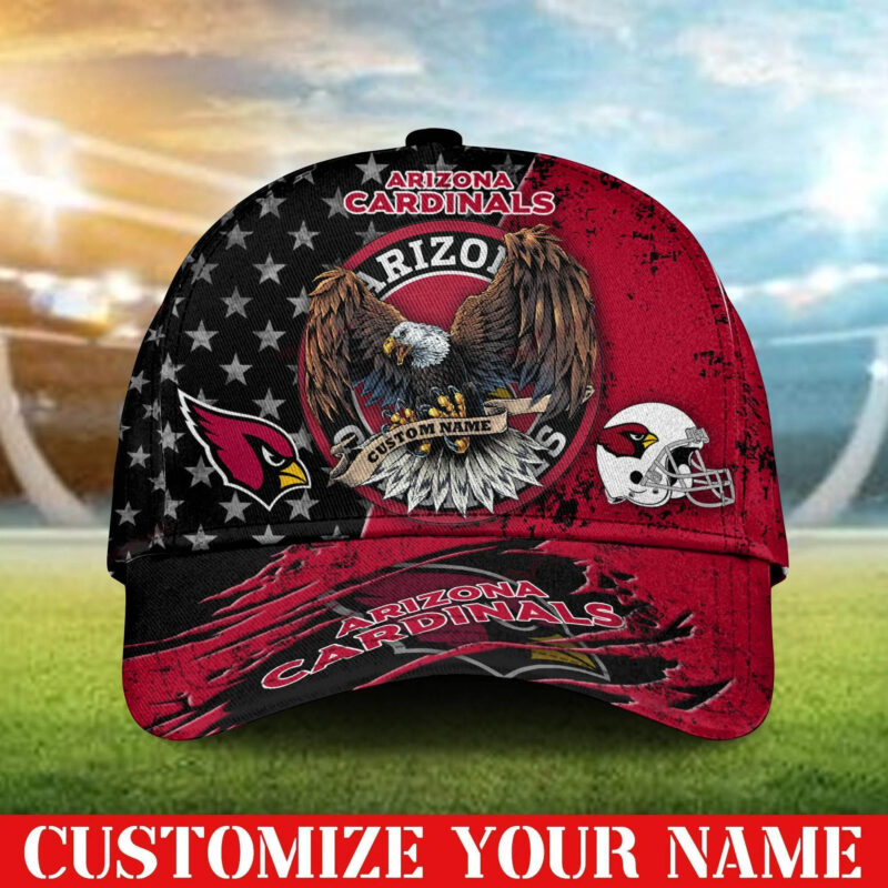 Sportswearmerch Arizona Cardinals NFL Personalized Classic Cap For Fans - Sportswearmerch