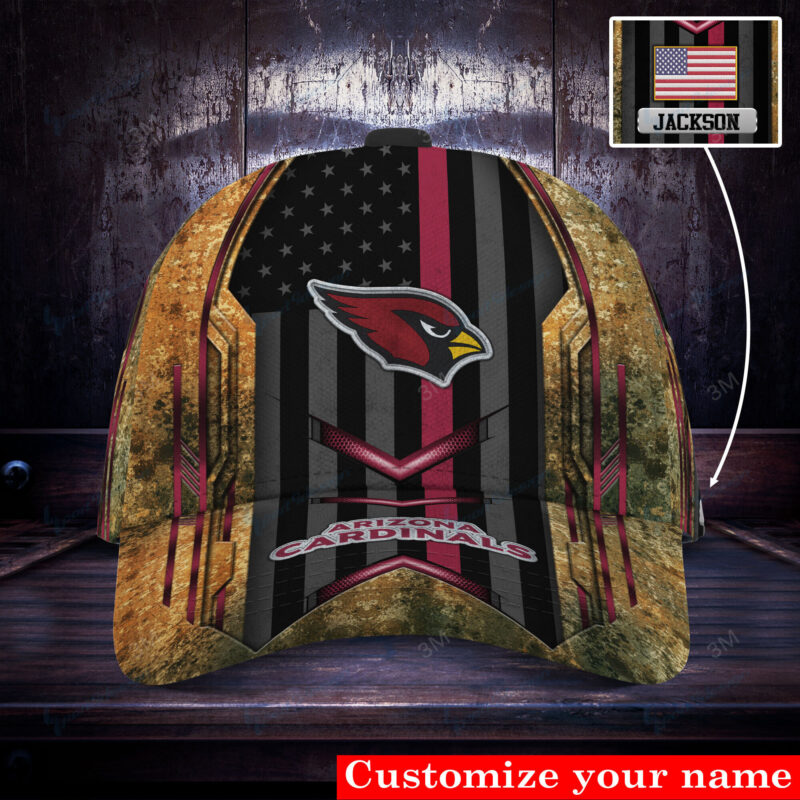Sportswearmerch Arizona Cardinals NFL Personalized Classic Cap For Fans - Sportswearmerch