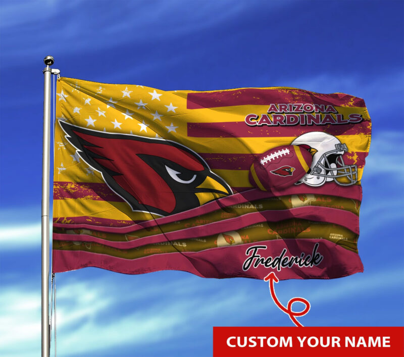 Sportswearmerch Arizona Cardinals NFL Personalized Flag - Sportswearmerch