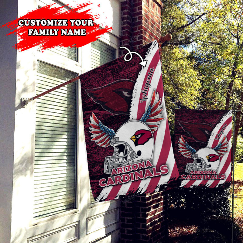 Sportswearmerch Arizona Cardinals NFL Personalized Flag - Sportswearmerch