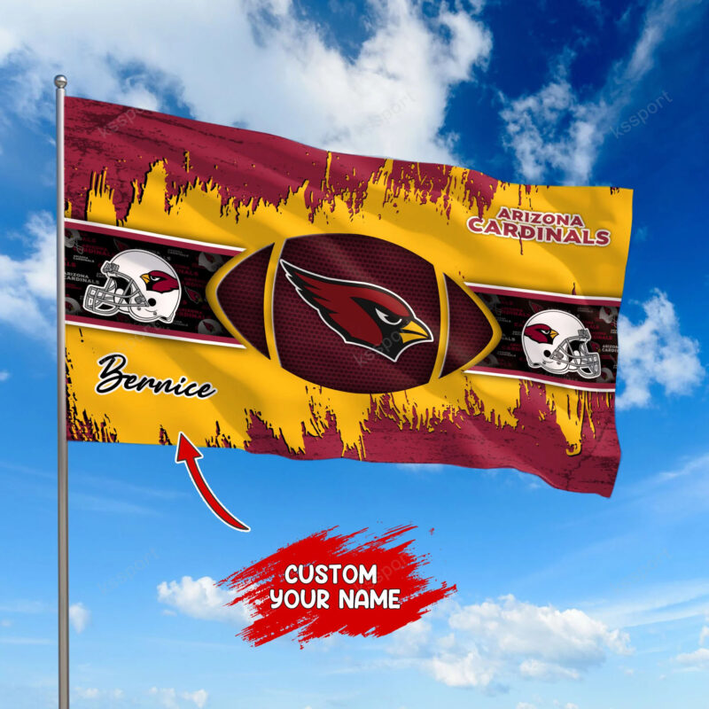 Sportswearmerch Arizona Cardinals NFL Personalized Flag - Sportswearmerch