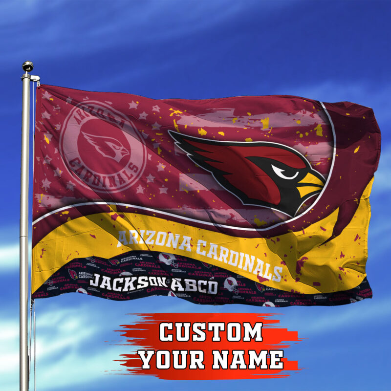 Sportswearmerch Arizona Cardinals NFL Personalized Flag - Sportswearmerch