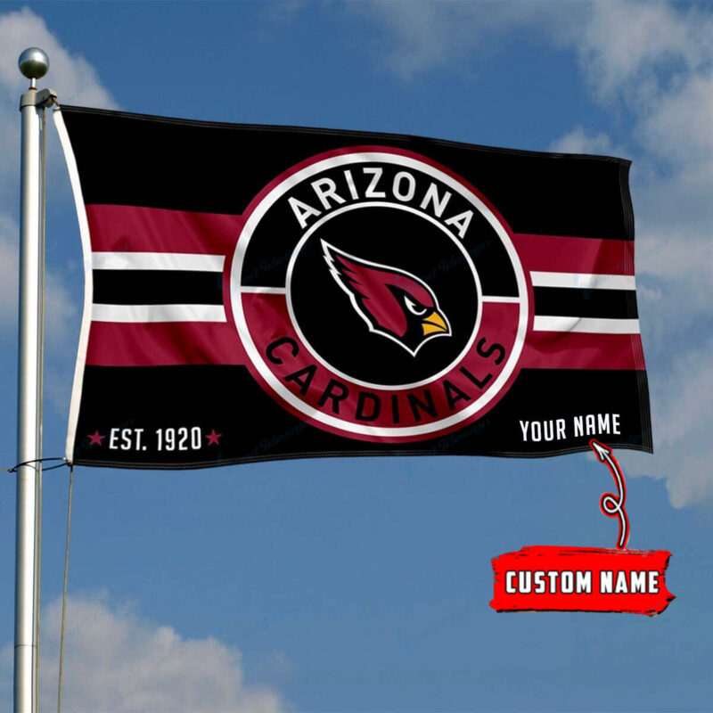 Sportswearmerch Arizona Cardinals NFL Personalized Flag - Sportswearmerch