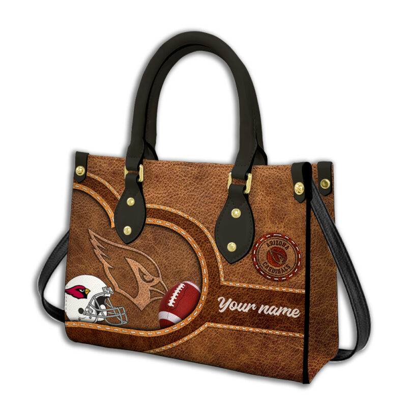 Sportswearmerch Arizona Cardinals NFL Personalized Leather Hand Bag - Sportswearmerch