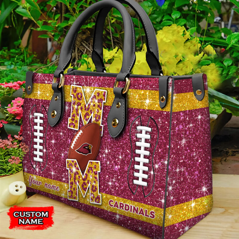 Sportswearmerch Arizona Cardinals NFL Personalized Leather Hand Bag - Sportswearmerch