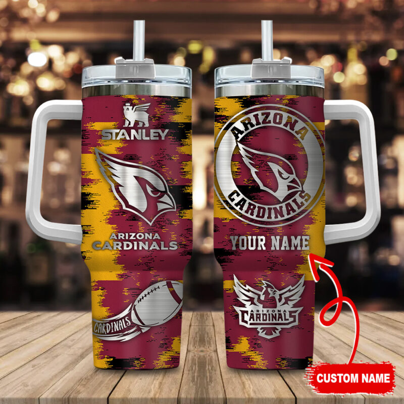 Sportswearmerch Arizona Cardinals NFL Personalized Sport Fan Gift 40oz Tumbler - Sportswearmerch