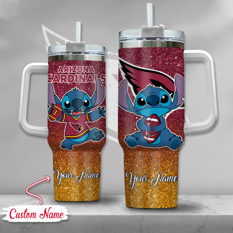 Sportswearmerch Arizona Cardinals NFL Personalized Sport Fan Gift 40oz Tumbler - Sportswearmerch